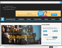 Tablet Screenshot of conspiracydocumentaries.com